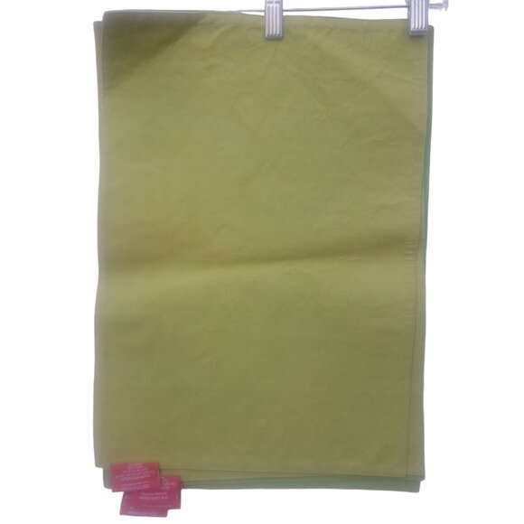 Gloria Vanderbilt Home Table Mats Set of 4 Embroidered Floral Green Cotton Mats - Picture 2 of 7